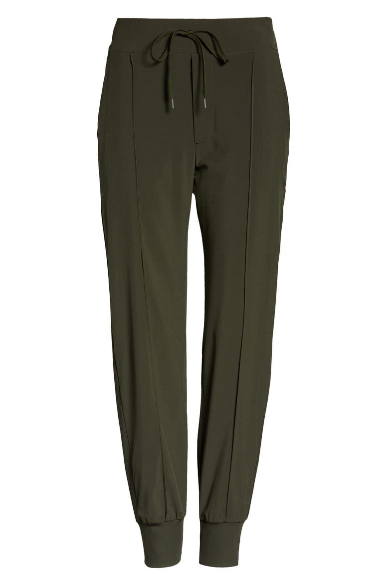 Getaway Pocket Stretch Recycled Polyester Joggers, Alternate, color, GREEN ROSIN
