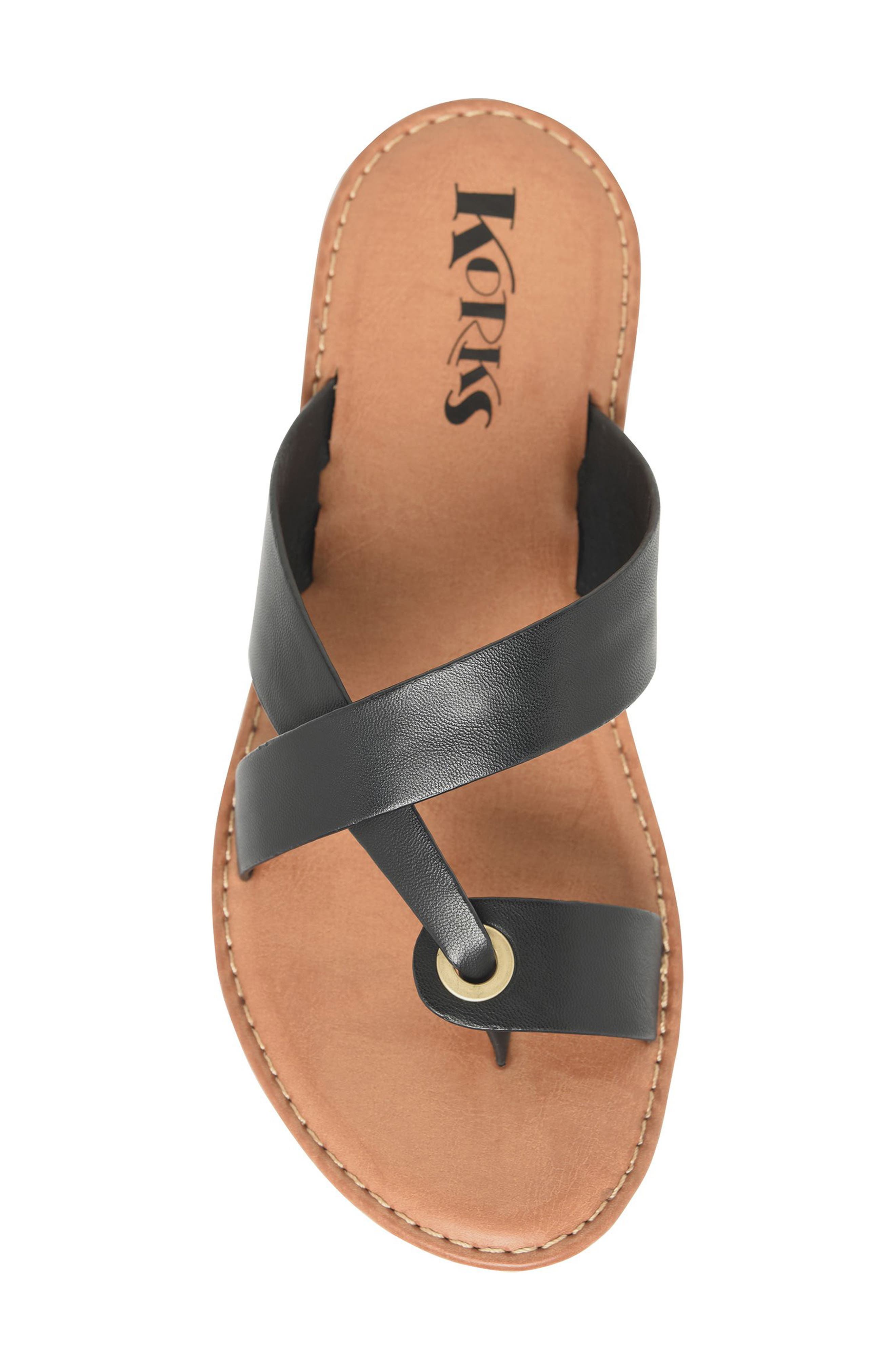 KORKS Catarina Sandal, Alternate, color, Black