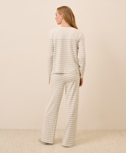 Pact Organic Cotton Cool Stretch Relaxed Sleep Shirt In White