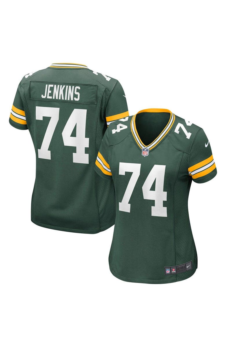 Nike Women's Nike Elgton Jenkins Green Green Bay Packers Game Jersey, Main, color, 