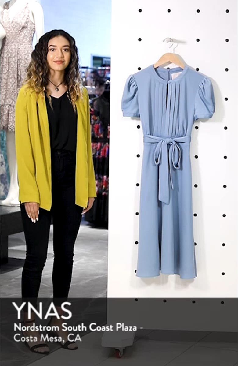 Marilyn Satin Fit & Flare Dress, sales video thumbnail