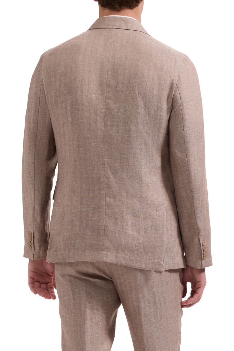 Linen Safari Jacket, Alternate, color, TOBACCO