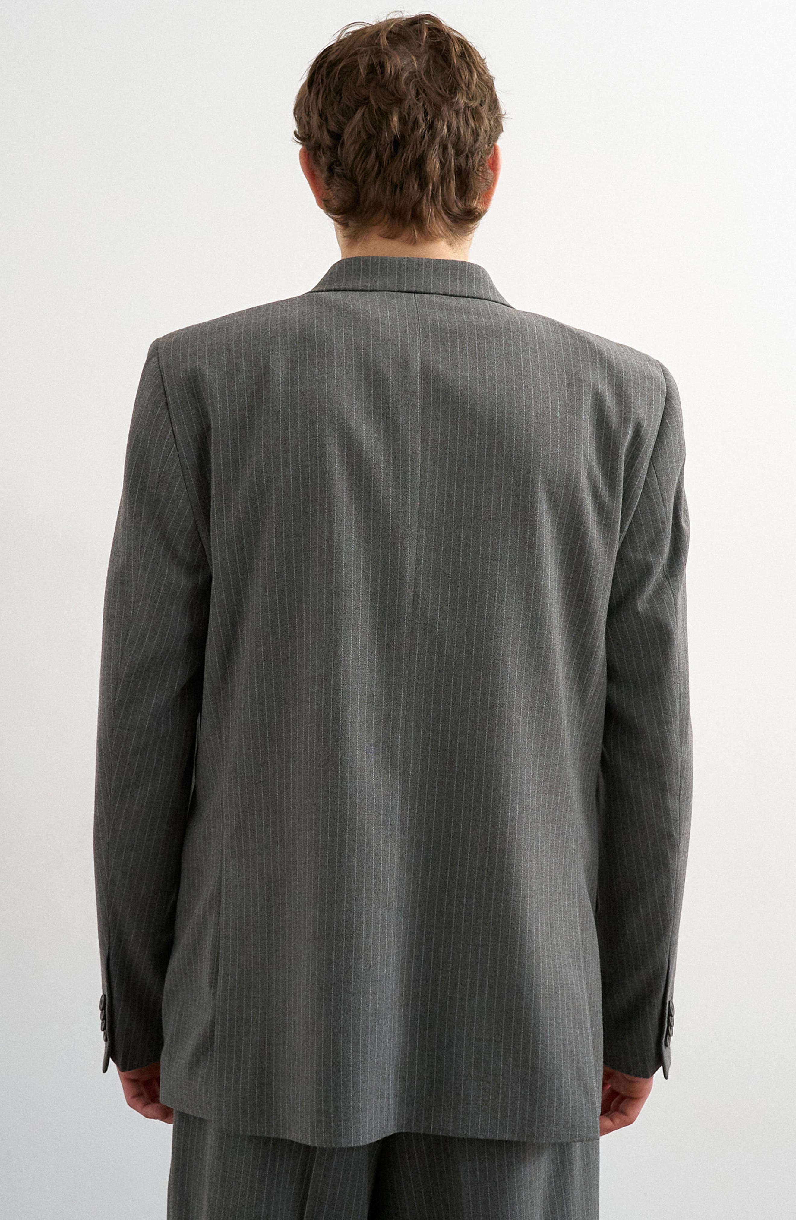 Pinstripe Double Breasted Sport Coat - image 2