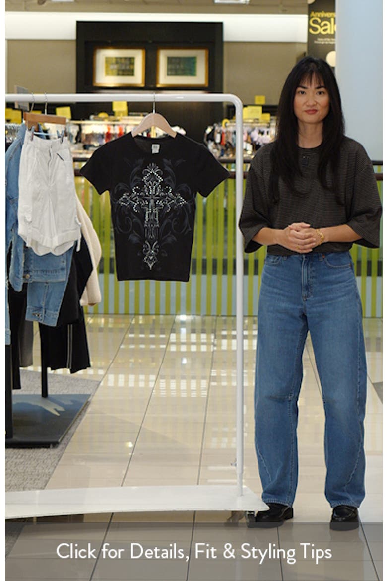 Diamante Cross Graphic Baby Tee video