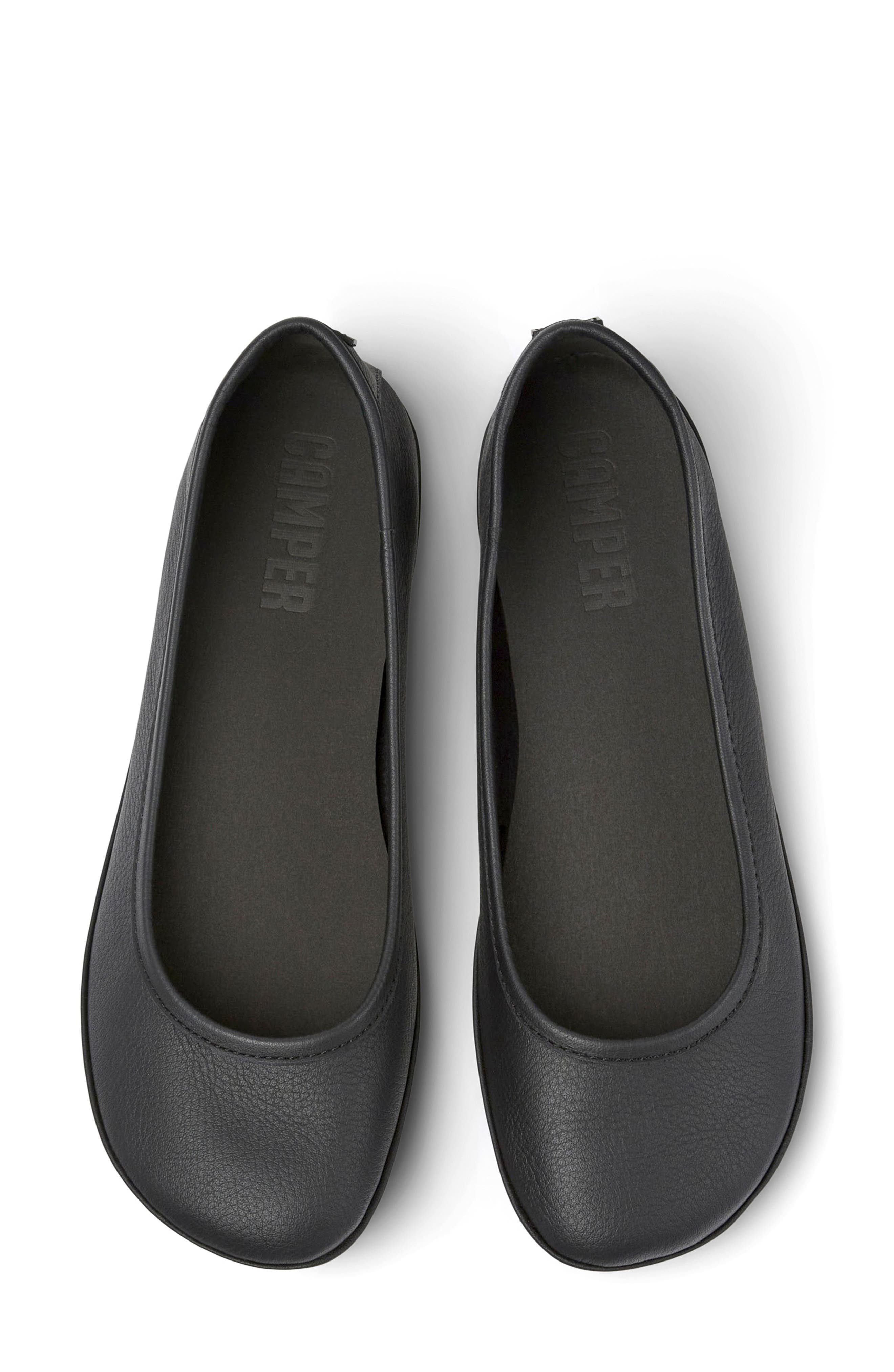 Camper Right Nina Ballet Flat, Alternate, color, Black