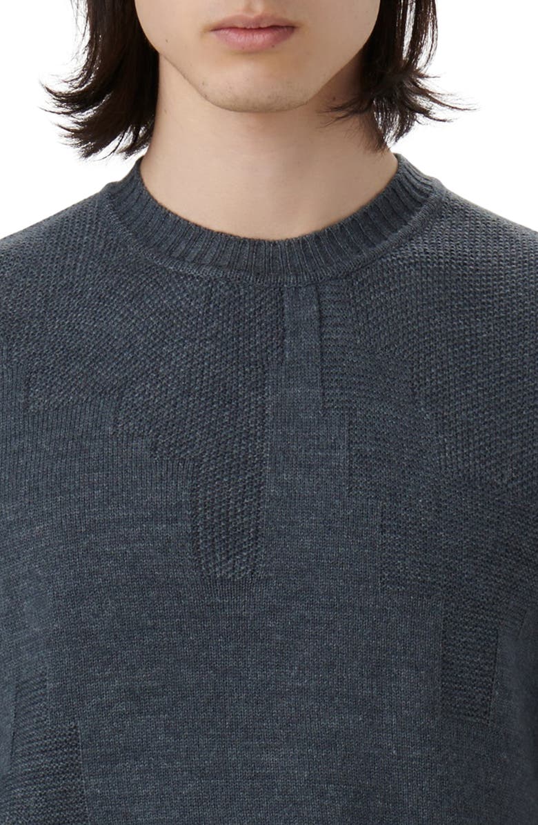 Bugatchi Merino Wool Blend Crewneck Sweater, Alternate, color,