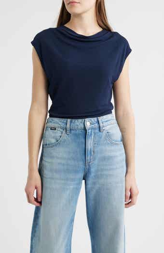 BOSS Elamma Cap Sleeve Top
