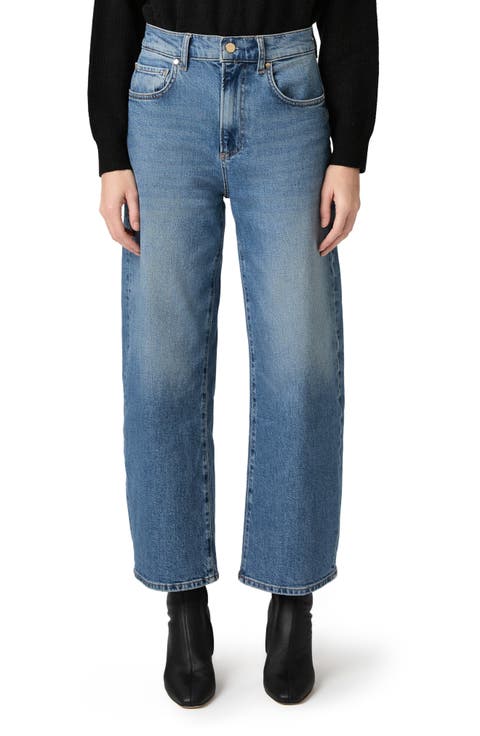 Arellia High Waist Ankle Barrel Jeans (Keystone)