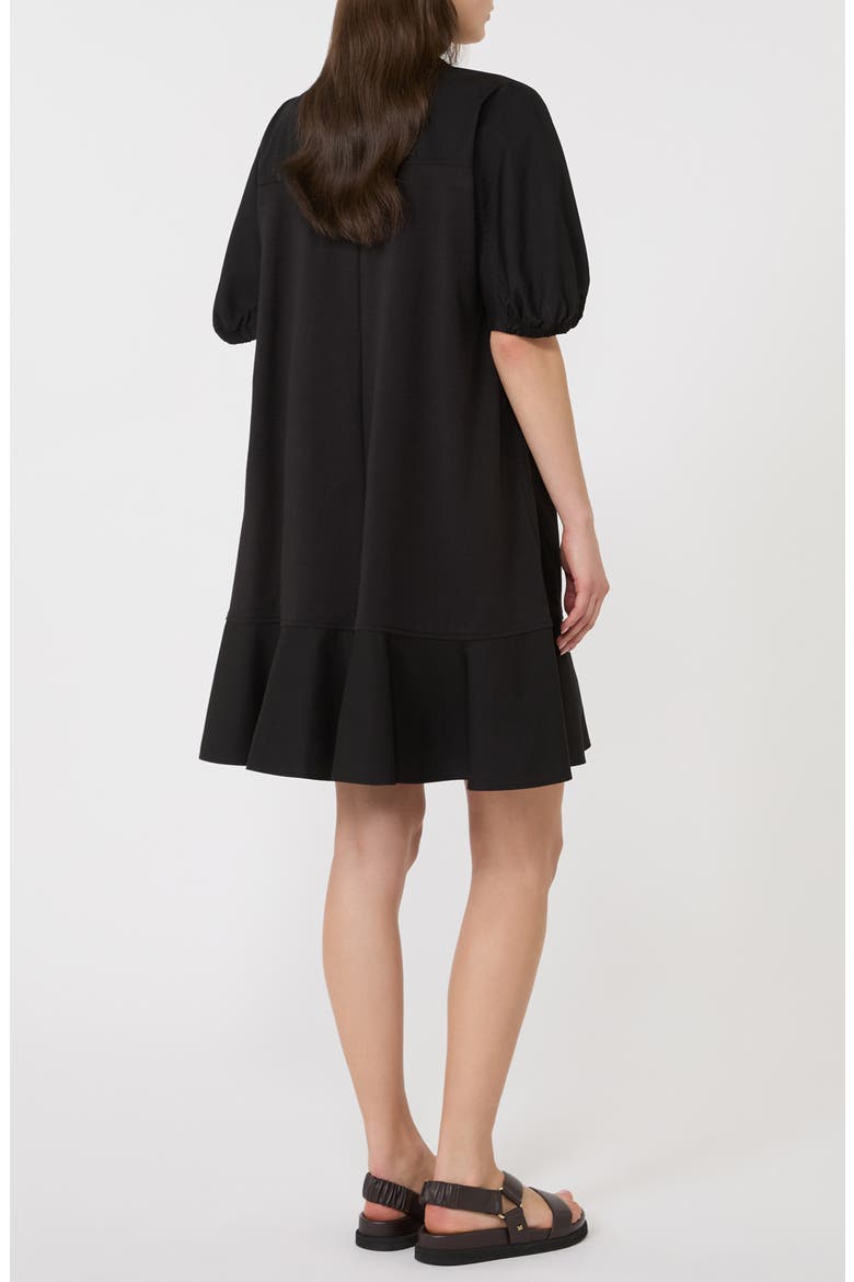 Crewneck T-Shirt Dress, Alternate, color, BLACK
