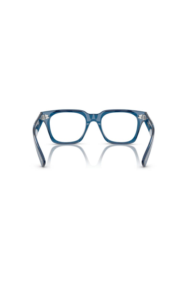 51mm Rectangle optical glasses, Alternate, color, Blue