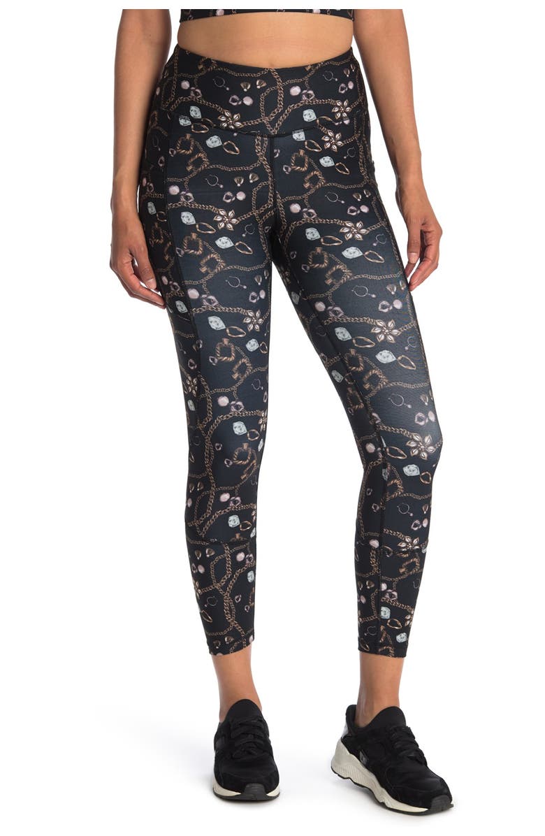 X by Gottex Core High Waist Side Pocket Leggings, Main, color, 