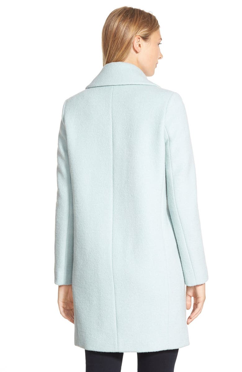 T Tahari 'Chloe' Notch Collar Single Breasted Coat, Alternate, color, 