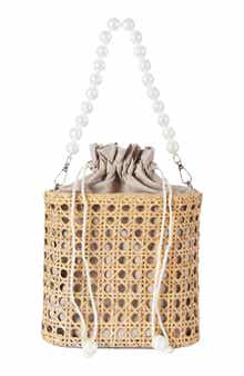 Amalfee Rattan Shoulder Bag