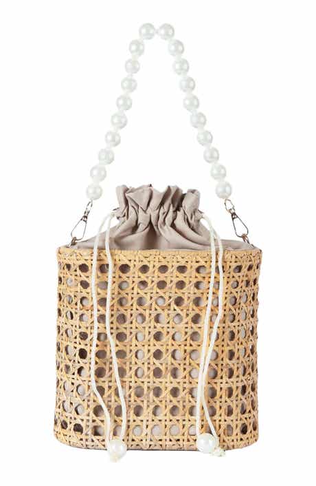 Amalfee Rattan Shoulder Bag
