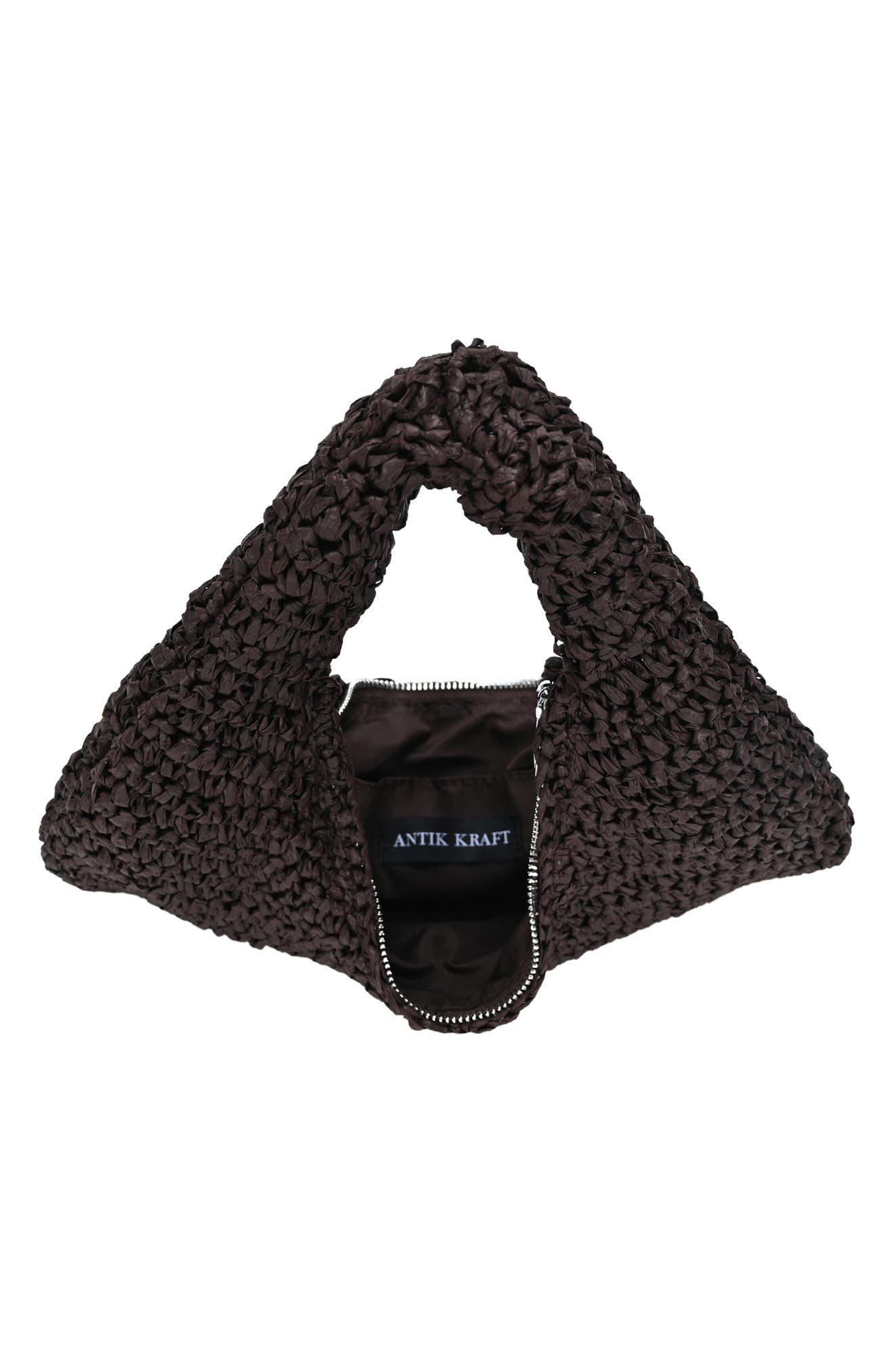 Straw Hobo, Alternate, color, CHOCOLATE