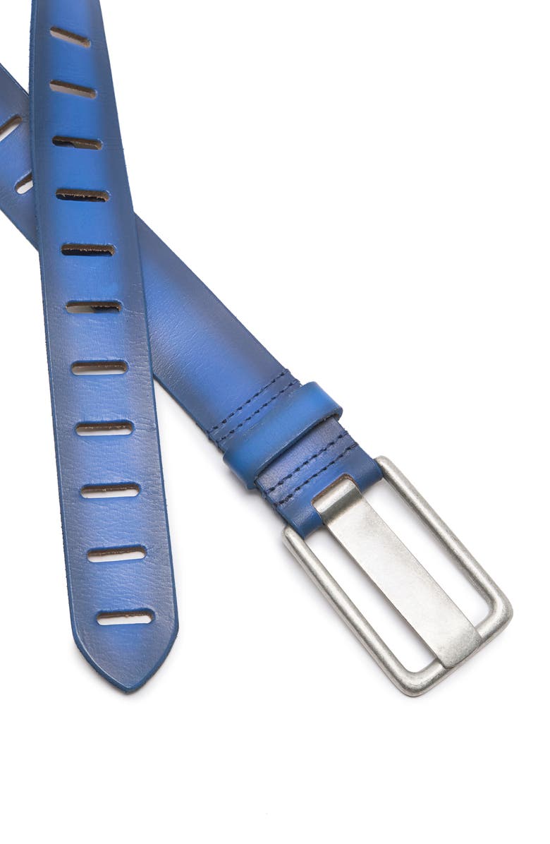 Free People We the Free WTF Jona Leather Belt, Alternate, color, Sapphire
