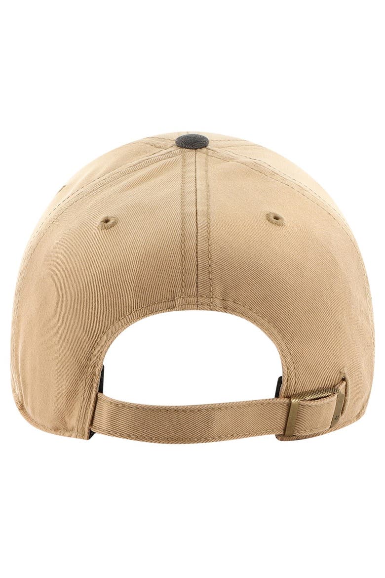 Men's '47 Khaki/Black Cincinnati Bengals Dusted Sedgwick MVP Adjustable Hat, Alternate, color, Khaki