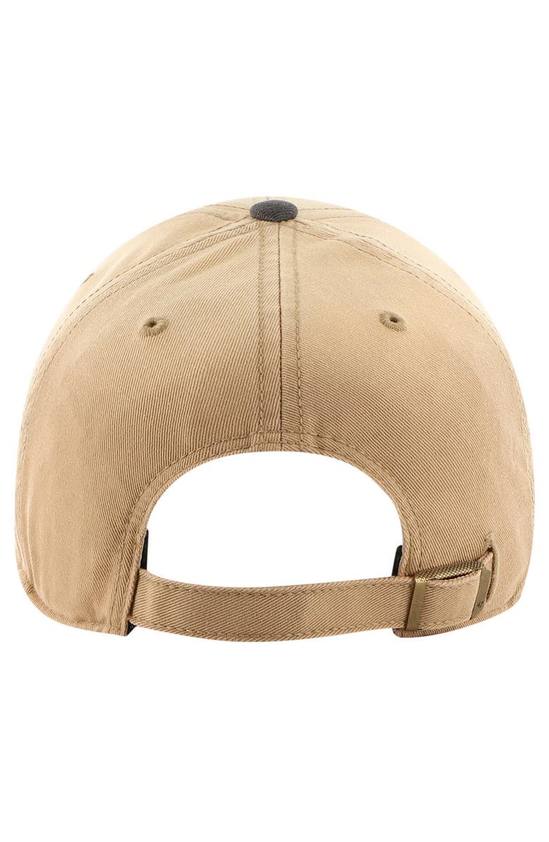 '47 Men's '47 Khaki/Black Cincinnati Bengals Dusted Sedgwick MVP Adjustable Hat, Alternate, color, Khaki