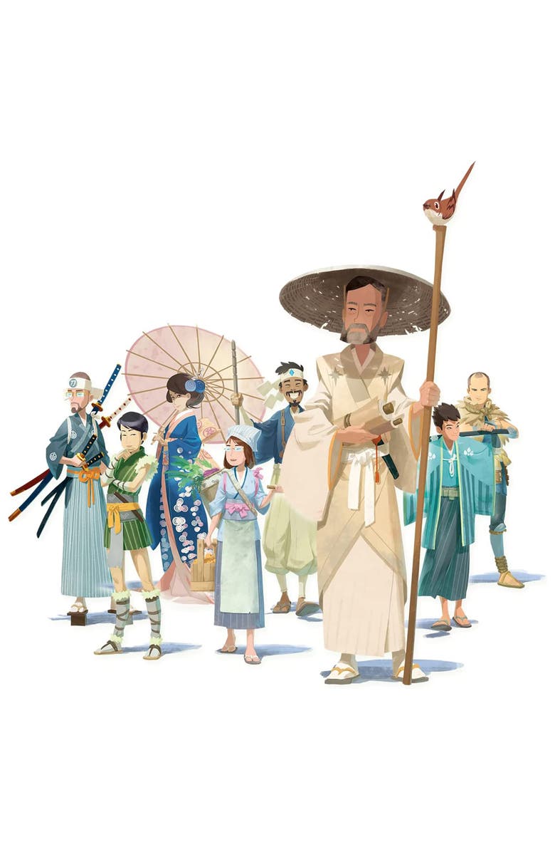 Funforge Tokaido Matsuri Miniature Figures Accessory Pack, Alternate, color, Multicolored