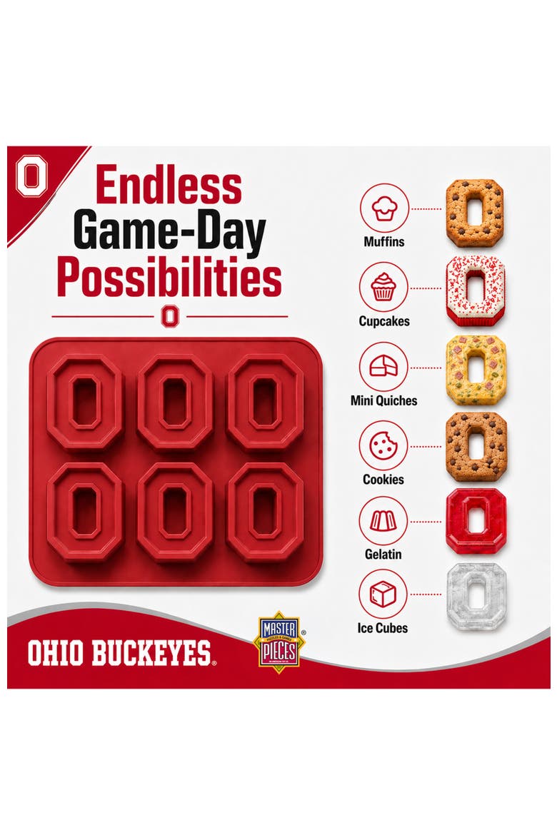 Ohio State Buckeyes Muffin Pan, Alternate, color, Multicolor