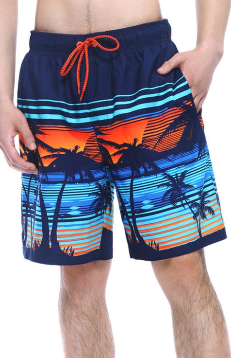All-Day Comfort Mesh-Lined Swim Trunks