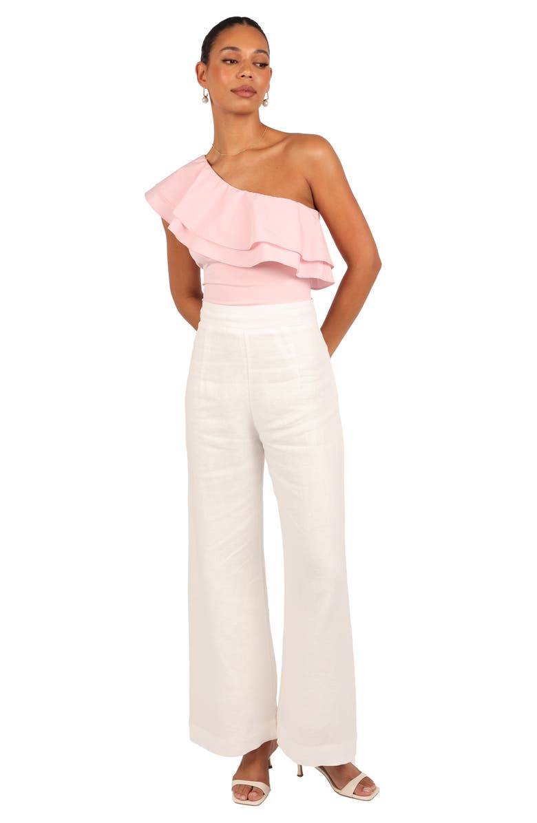 Petal & Pup Kate One-Shoulder Ruffle Top, Alternate, color, 