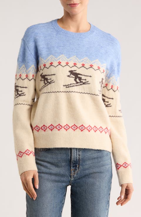 Skier Crewneck Sweater