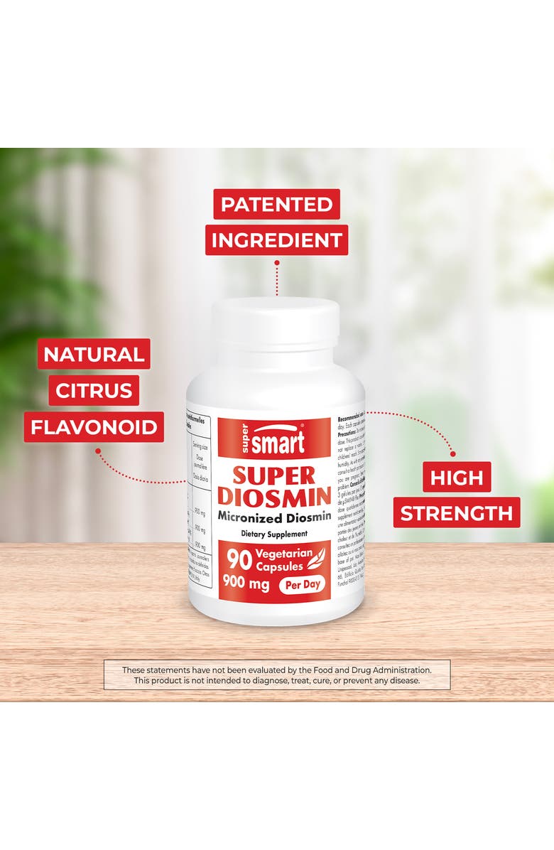 SuperSmart Super Diosmin 900mg, Alternate, color, NO COLOR