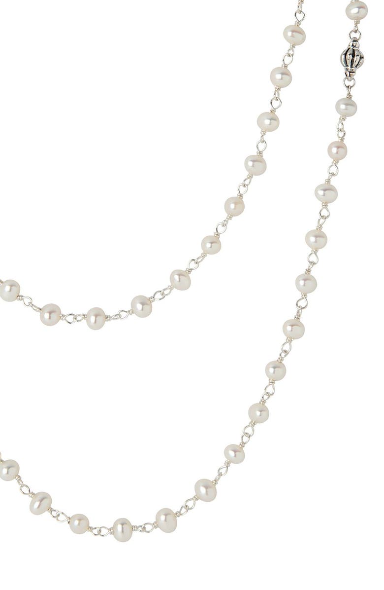 LAGOS Luna Long Freshwater Pearl Necklace, Alternate, color,