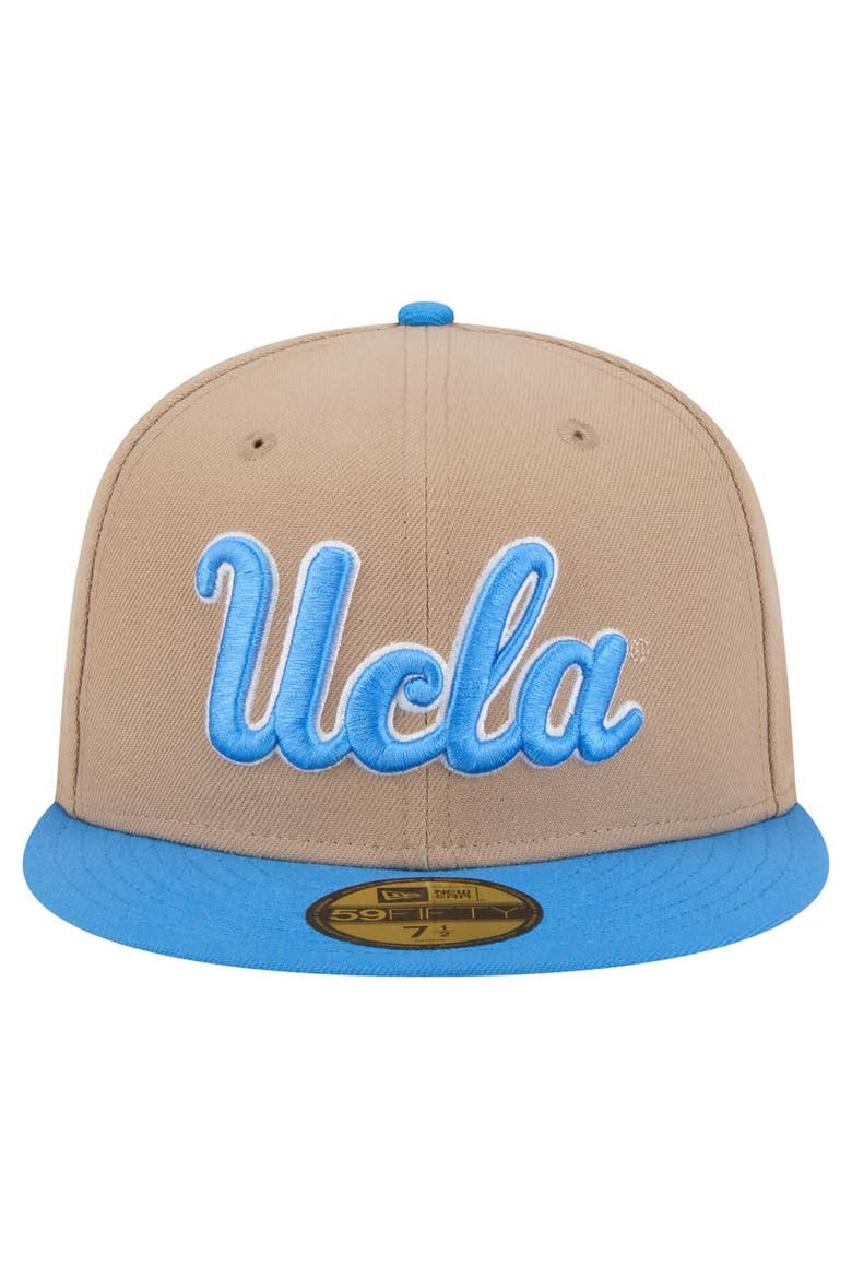 Men's New Era  Khaki UCLA Bruins Two-Tone 59FIFTY Fitted Hat, Alternate, color, Khaki