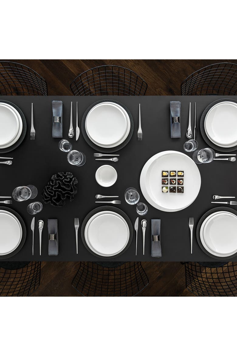 NewMoon Salad Plate, Alternate, color, white