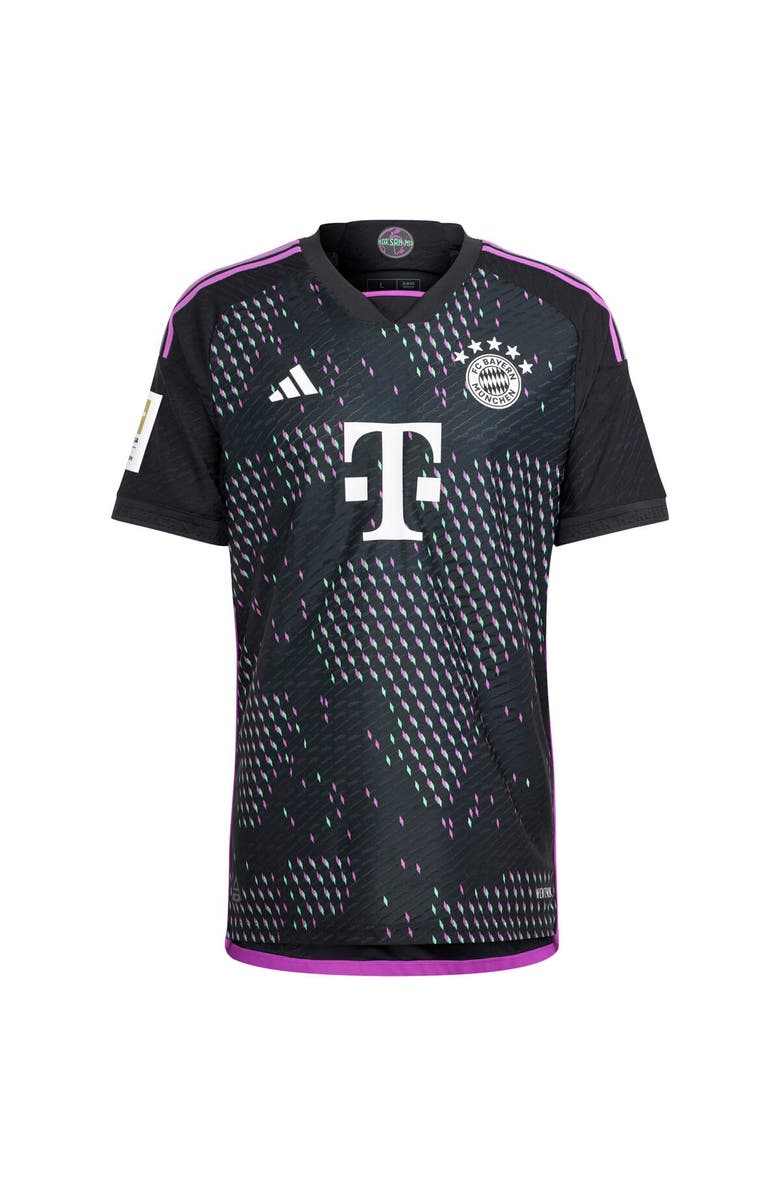 adidas Men's adidas  Black Bayern Munich 2023/24 Away Authentic Patch Jersey, Alternate, color, 
