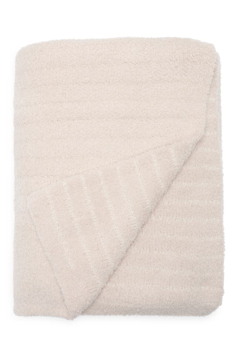 CozyChic® Diamond Stripe Throw, Alternate, color, STONE/ CREAM