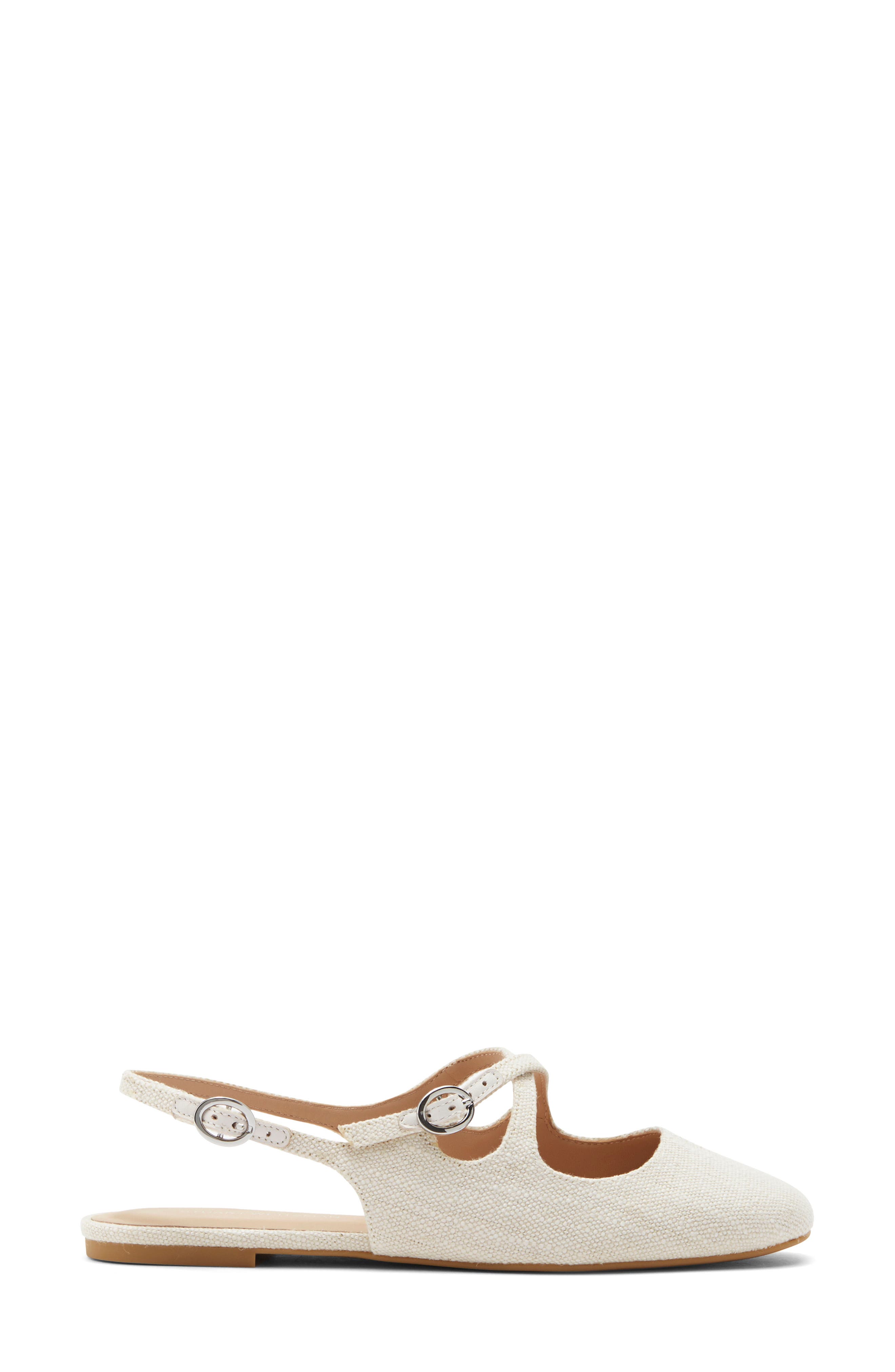 Stuart Weitzman Clover Slingback Mule, Alternate, color, Natural