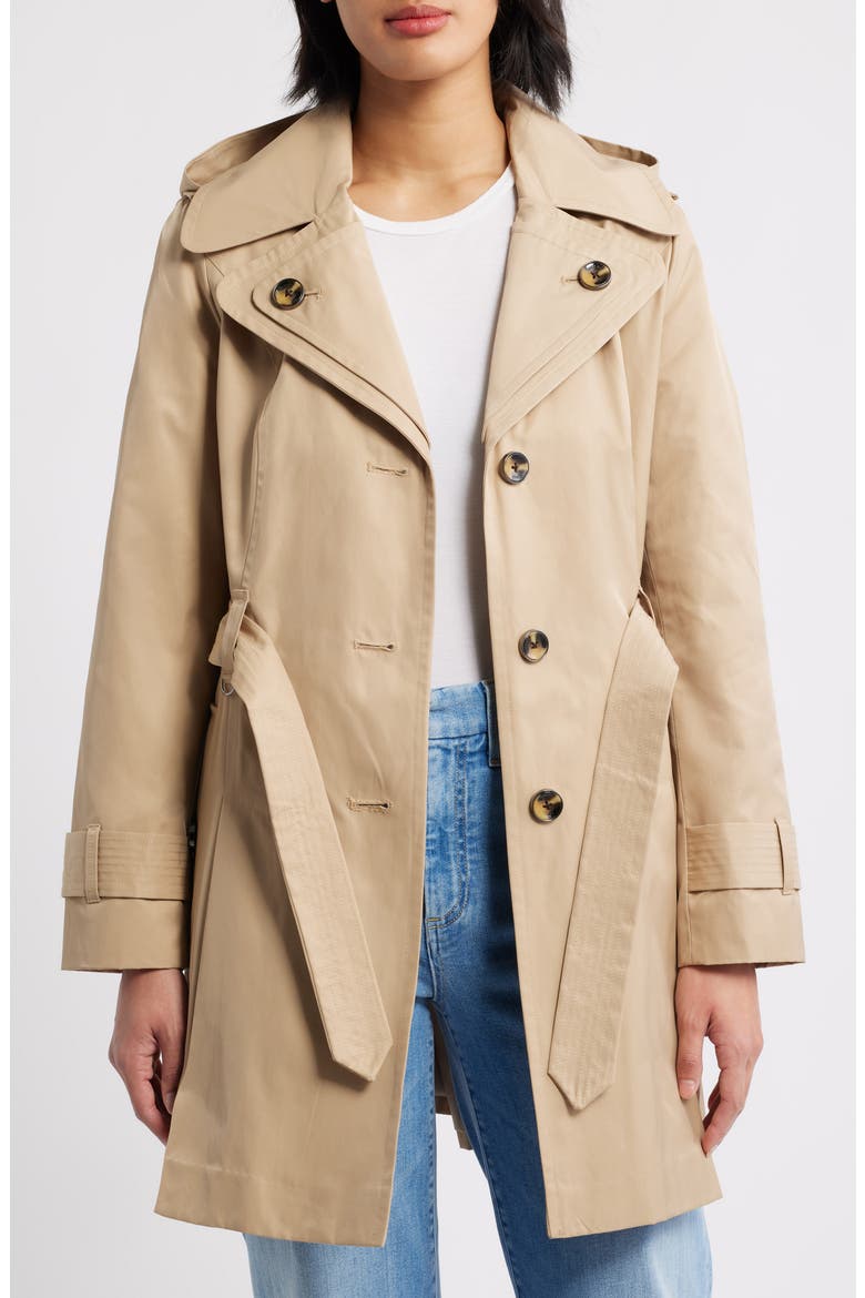 Single Breasted Trench Coat, Alternate, color, STONE