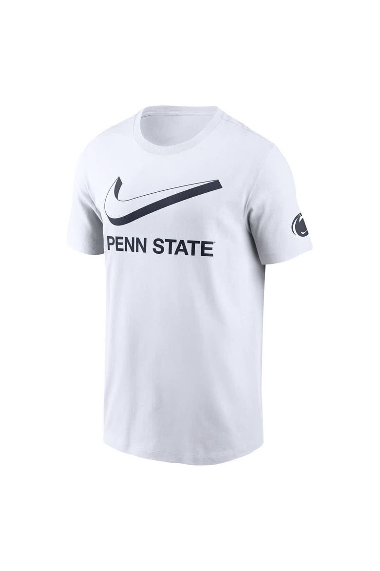 Men's Nike White Penn State Nittany Lions Primetime 2-Hit Swoosh T-Shirt, Alternate, color, White