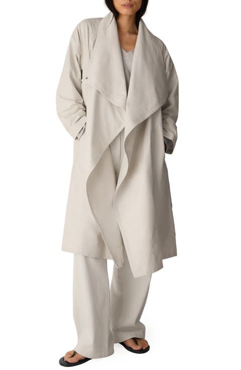 High Drape Neck Coat