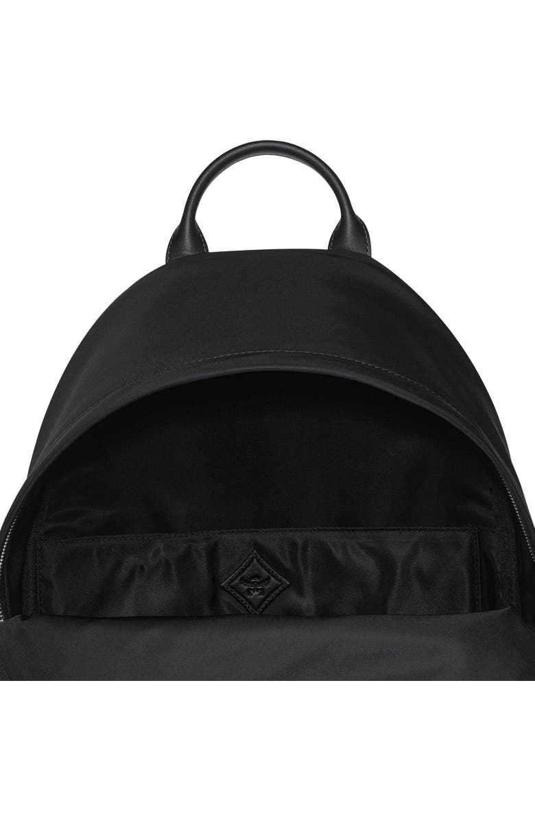 MCM Stark Backpack in Recycled Nylon, Alternate, color, Black