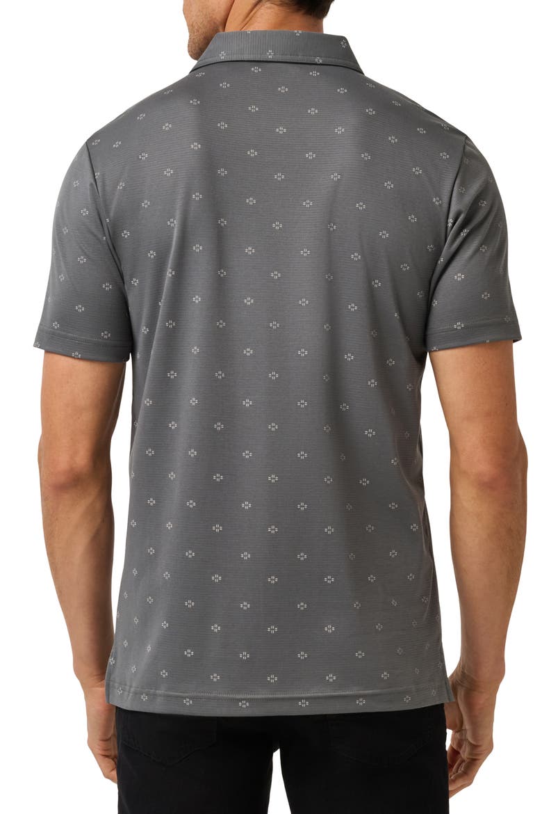 Final State Geo Pattern Polo, Alternate, color, DARK OLIVE