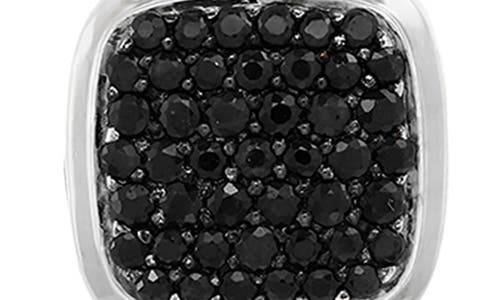 Effy Pavé Black Spinel Square Stud Earrings In Black