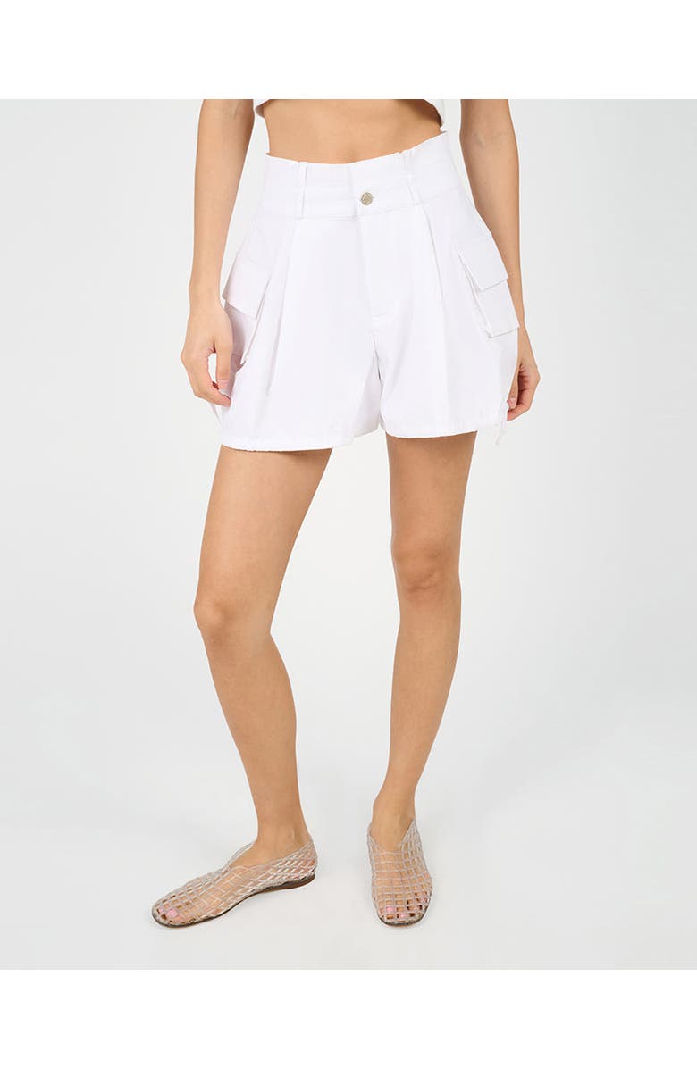 WeWoreWhat Cargo Balloon Short, Main, color, Classic White