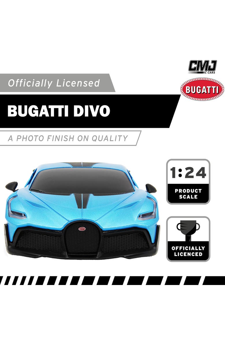 CMJ RC Cars Bugatti Divo Remote Controlled Car, Alternate, color, Multicolored