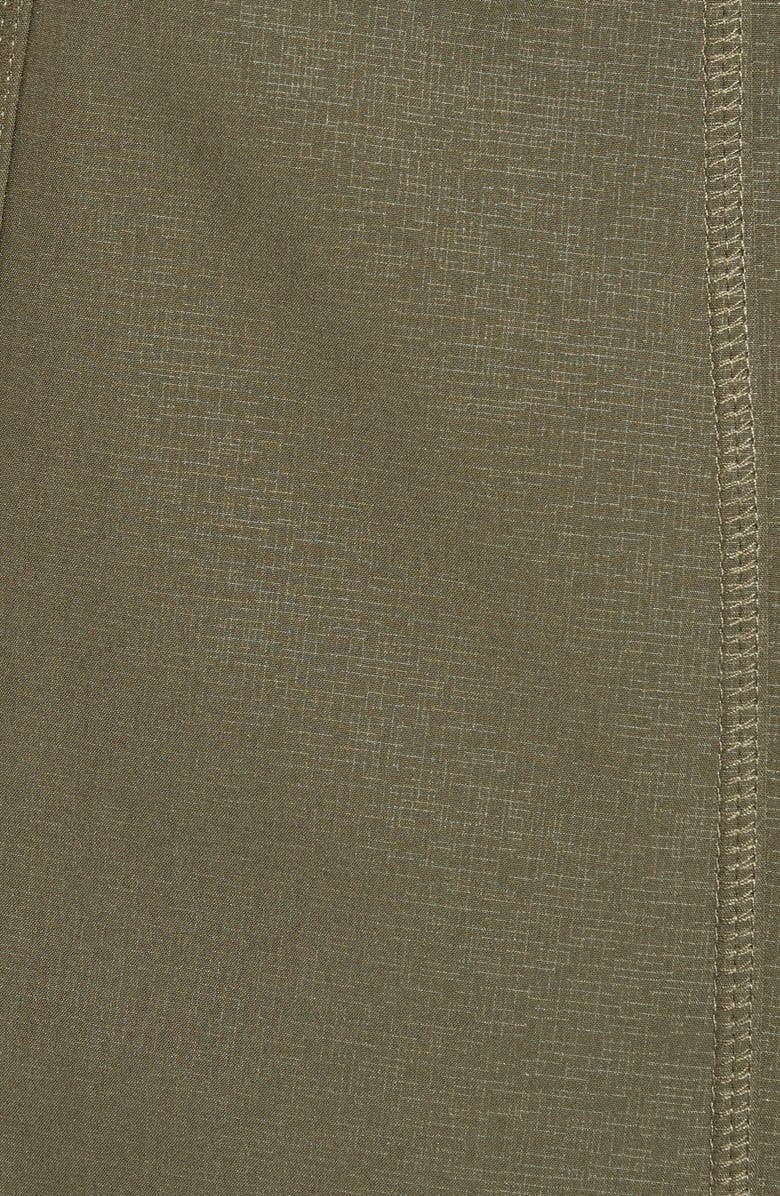 Ilse Jacobsen Regular Fit Hooded Raincoat, Alternate, color, Army