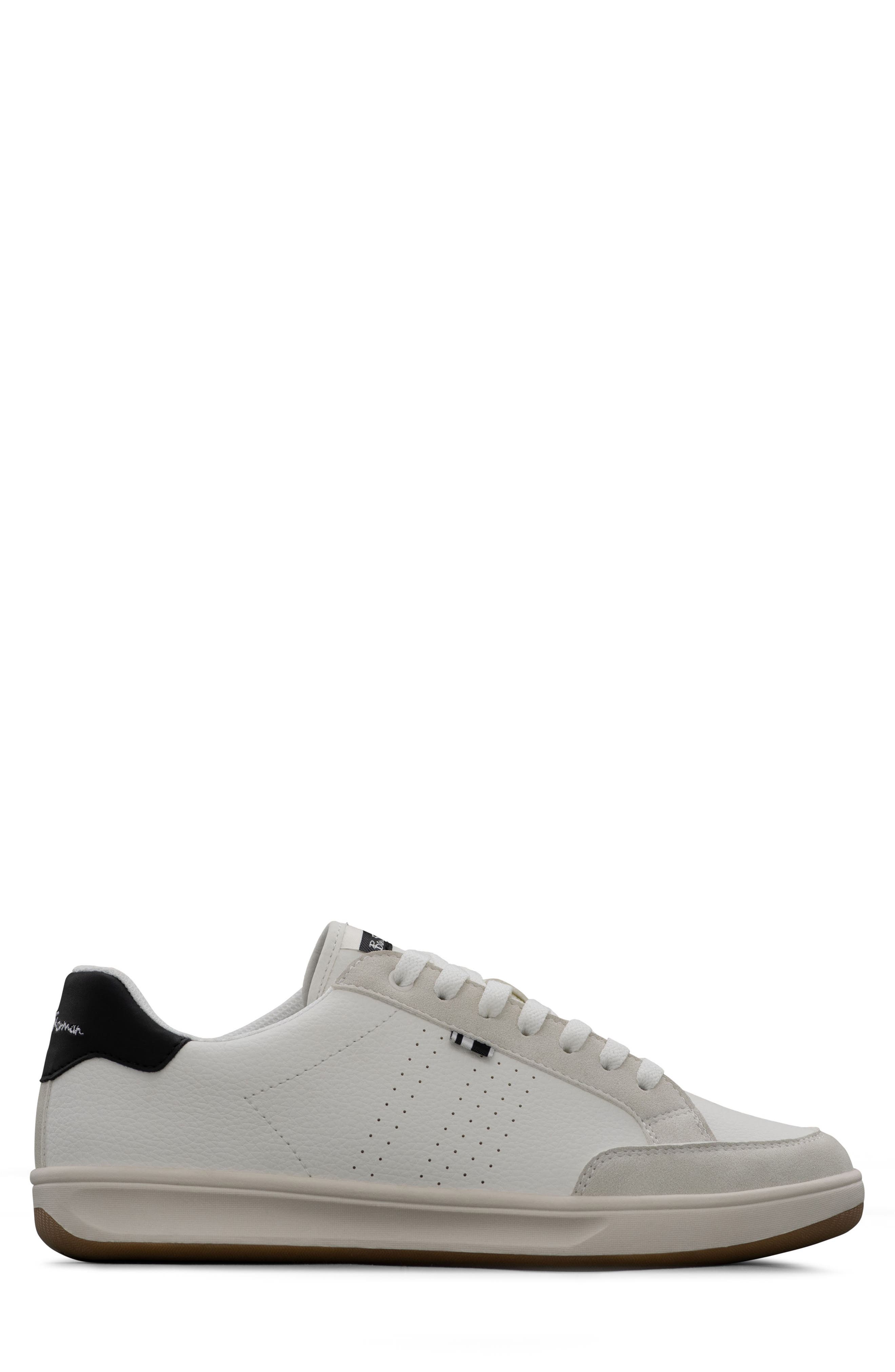 Ben Sherman Martin Low Top Sneaker, Alternate, color, White/ Black/ Whisper/ Gum