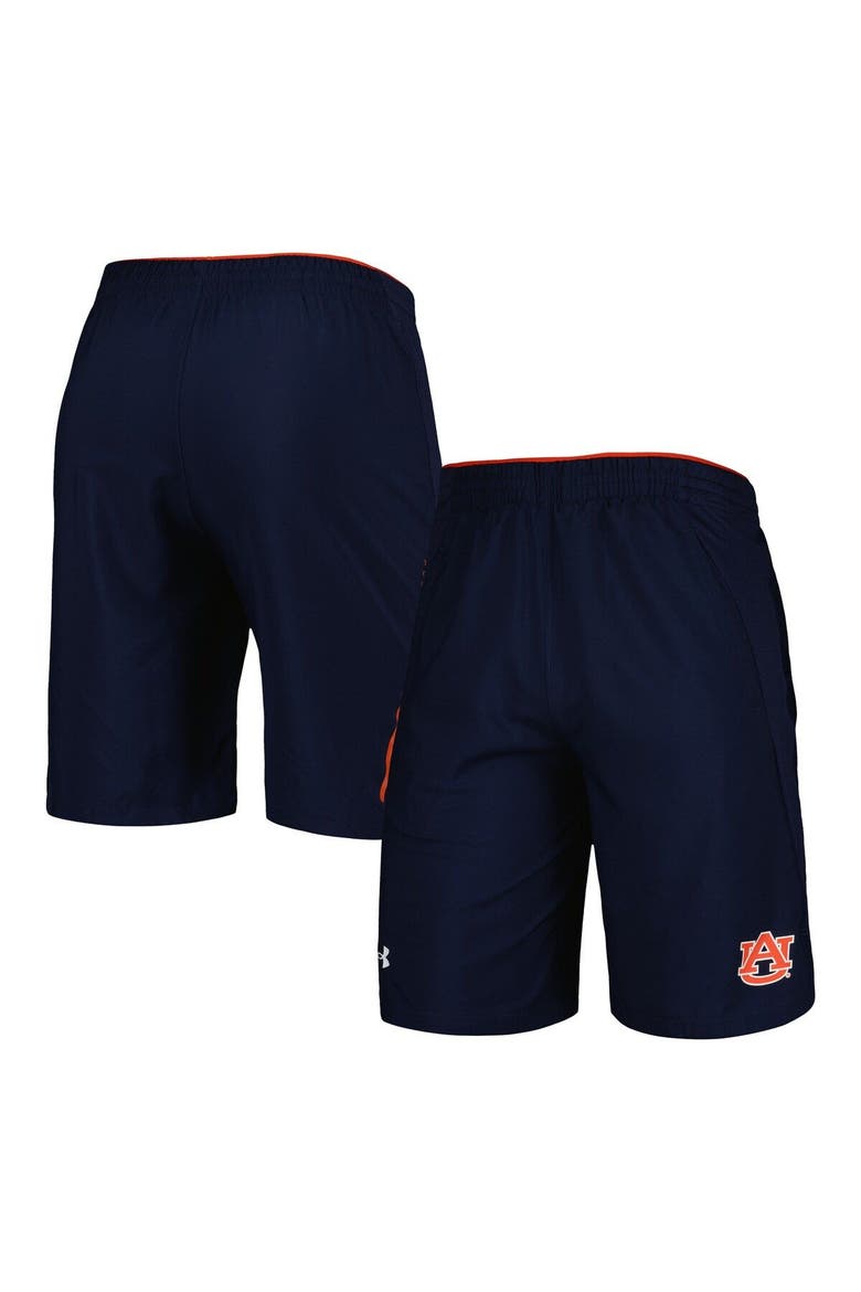Men's Under Armour Navy Auburn Tigers Woven Shorts, Main, color, Navy
