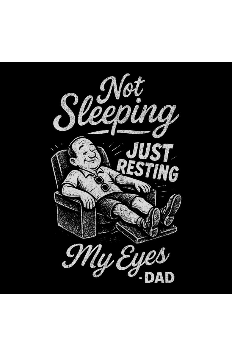Lost Gods Men's Lost Gods Not Sleeping Just Resting My Eyes Graphic T-Shirt, Alternate, color, Black