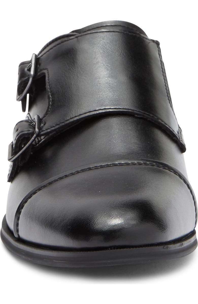 Abound Connor Double Monk Strap Shoe, Alternate, color, Black