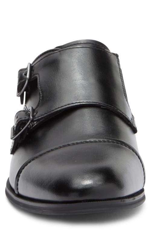 Abound Connor Double Monk Strap Shoe In Black
