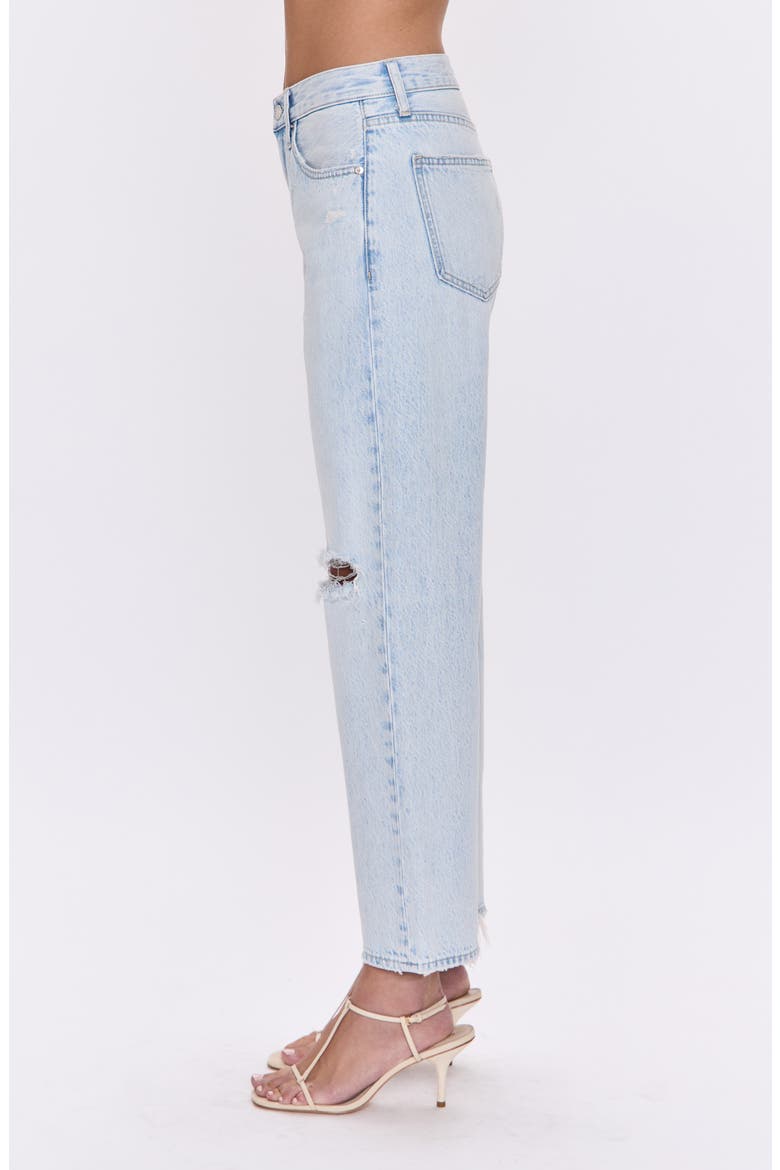 Lexi High Waist Ankle Straight Leg Jeans, Alternate, color, SOLSTICE DISTRESSED