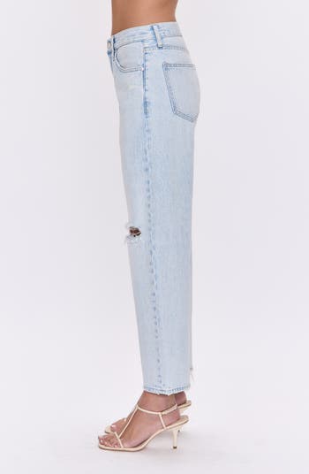 Pistola Lexi High Waist Ankle Straight Leg Jeans Nordstrom